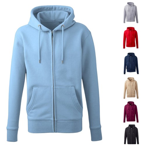 Felpa uomo full zip con
