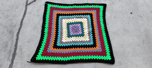 Quadrato della nonna fatto - , a